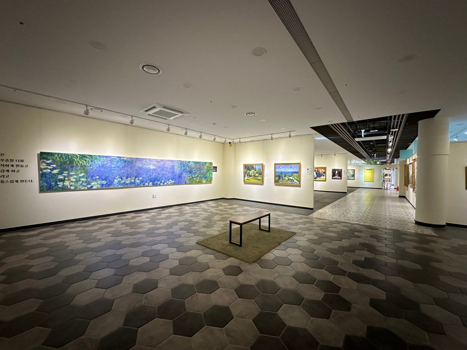 빛의 마법사, 클로드 모네展 전시 전경